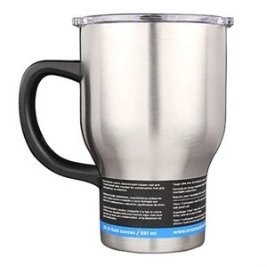 Chaser Cafe Travel Mug, 20 Ounce, Insulated Stainless Steel, Spill Resistant Lid