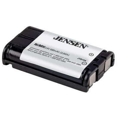 Cordless Phone Battery, 830mah Nimh, 3.6-volt For Panasonic & Philips Models