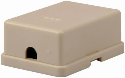 Compact Surface-Mount Phone Jack, Ivory