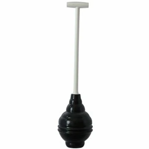 Beehive Max Toilet Plunger with Durable Rubber Cup and Comfortable Handle