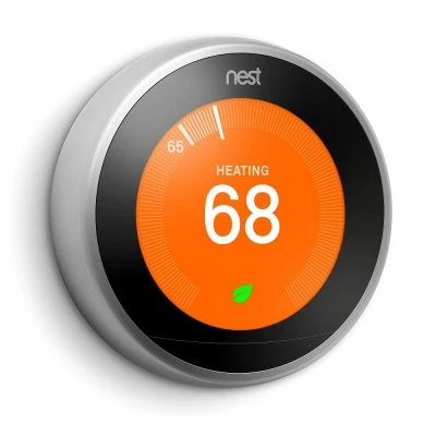 Nest Smart Programmable Wi-Fi Learning Thermostat 3rd Generation Stainless Steel