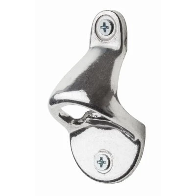 Wall-Mount Bottle Opener Durable Metal Construction Easy Installation