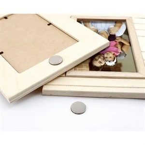 Super Neodymium Disc Magnets with Adhesive, 5-Pk.