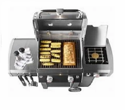 Genesis II LX S-240 2-Burner Natural Gas Grill + Side Burner, 29,000-BTU, Stainless Steel