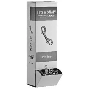Double Bolt Snap, Nickel Finish, 3-15/16 In.