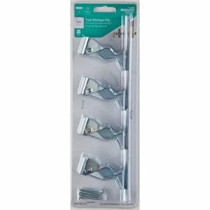 Storage Clips, Zinc, Medium