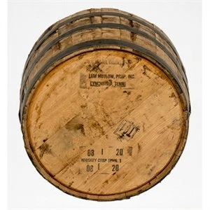 Half Wood Barrel Planter, Oak