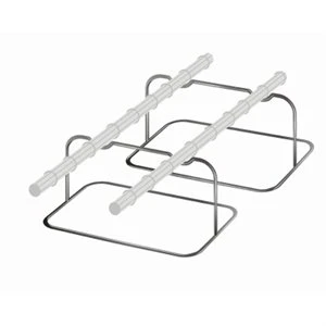 Rebar Rod Chair, 2-Bar, Black Steel Wire, 3.25 Inch by 7.75 Inch
