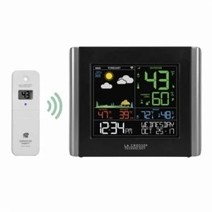 Wi-Fi Remote Monitoring Weather Station, Indoor/Outdoor Temperatures, Humidity