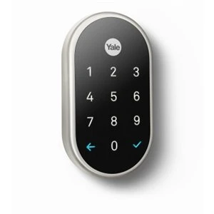 Yale Wi-Fi Smart Lock with Nest Connect Keyless Entry Satin Nickel Finish