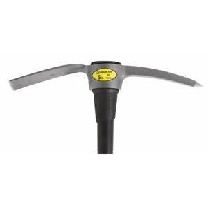 Five Pound Pick Mattock with Thirty Six Inch Fiberglass Handle