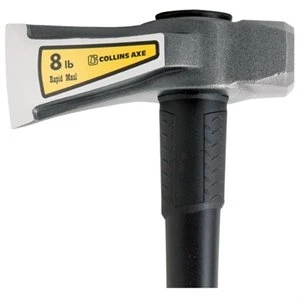 8 Pound Splitting Maul with Fiberglass Handle for Durable Wood Splitting