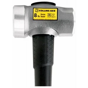 8 Pound Sledge Hammer with 35 Inch Fiberglass Handle for Heavy Duty Use
