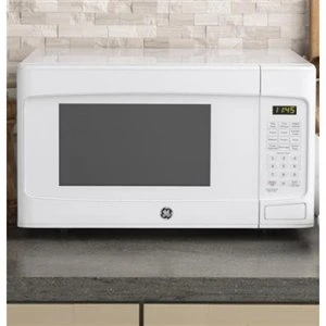 White Microwave Oven 1.1 Cubic Feet Capacity 950 Watt Power