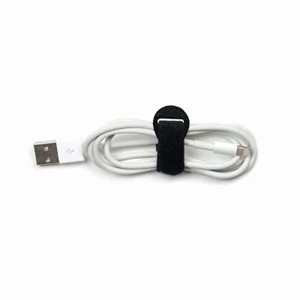 Self-Gripping Storage Cable Ties, Black, 4 & 10-In., 20-Pk.