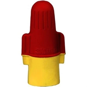 Performance Plus Red and Yellow Wire Connector for Electrical Wiring