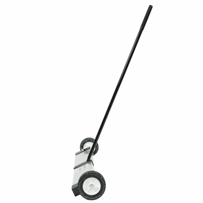 Magnetic Floor Sweeper with 24 Inch Wide Sweeping Path for Metal Debris Pickup