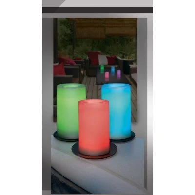 Outdoor Flameless Candle, Color-Changing, 3 x 5 In.