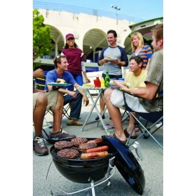 Smokey Joe Premium Portable Charcoal Grill, 14 Inch Diameter, Compact and Lightweight