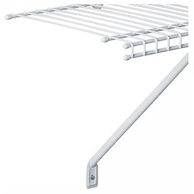 All-Purpose Wire Shelf Kit, White, 4-Ft. x 12-In.