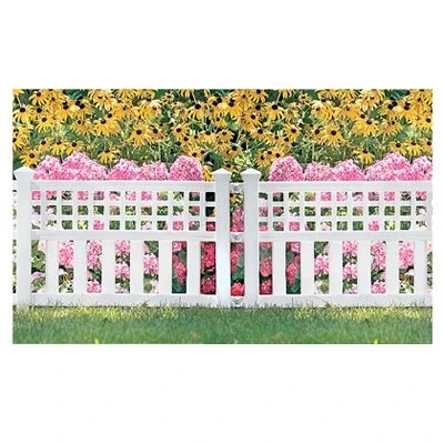 White Grand View Fence Panel, 20.5 Inches by 24 Inches