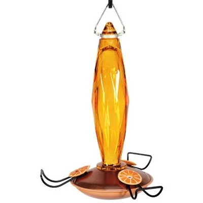 Cut Glass Oriole Feeder with 10 Ounce Capacity