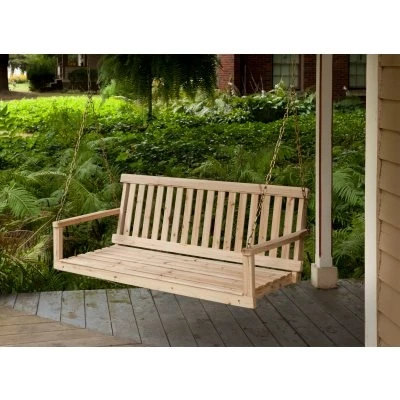 Jennings Traditional Patio Swing Seat, 5 Foot, Classic Outdoor Seating