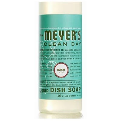 Basil Scent Liquid Dish Soap, 16 oz.