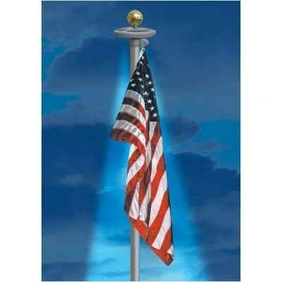 Flag Pole Solar Light with Automatic Dusk to Dawn Sensor, Weather Resistant