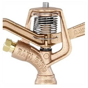 Impulse Sprinkler Head, Brass, 1/2-In.