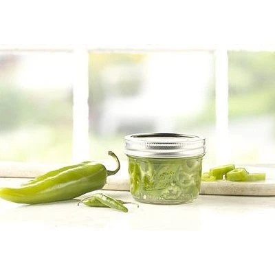Wide-Mouth Mason Canning Jars with Lids, 8 oz., 12-Pk