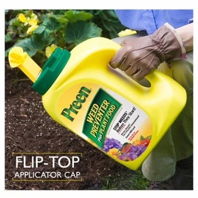 5.625 Lb. Granules Garden Weed Preventer Plus Plant Food - Glyphosate-free