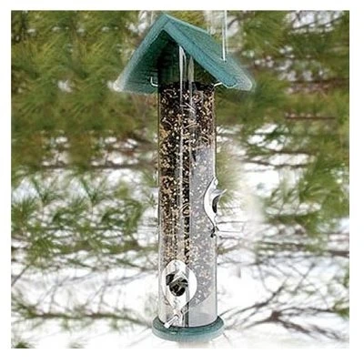 Going Green Mixed Seed Tube Bird Feeder with 2 Pound Capacity