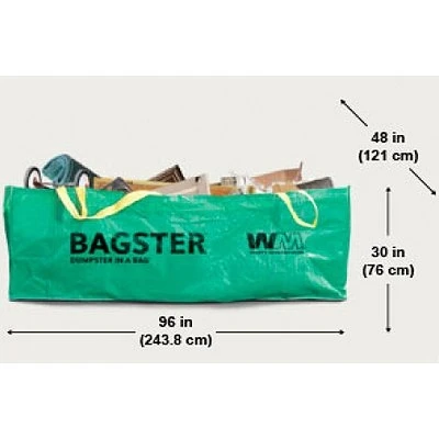 Dumpster In Bag, 8 x 4 x 2.5 Ft.