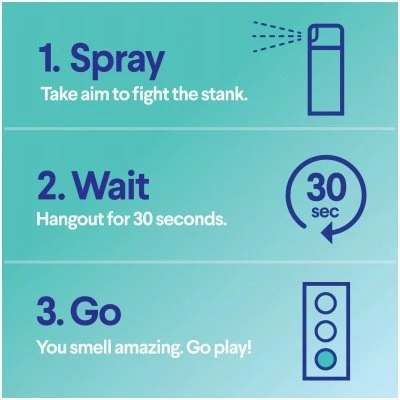 Fabric Sanitizer Aerosol Spray Lavender Scent 4 Ounce Can