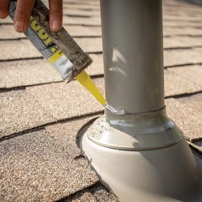 Elastomeric Roof Sealant Co-Polymer Rubber Lower Volatile Organic Compounds Black 10.5 Ounce Cartridge
