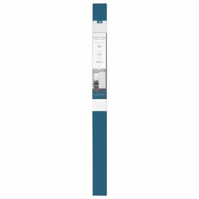 Designer Interior Sliding Barn Door Kit with Soft Close, Brushed Gold Finish, 76 Inches