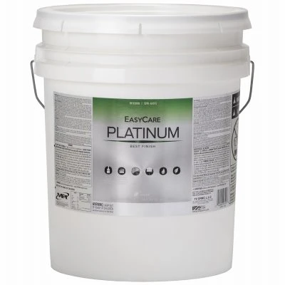 Platinum Interior Paint & Primer + Stain Blocker, Neutral Base Semi-Gloss Latex, 5 Gallons