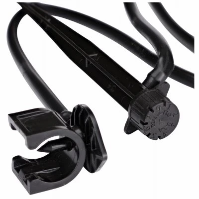 Adjustable Flow Bubbler Assembly, Half-Circle Pattern, 4 Stream, with 1/4 in. Clamp N Pierce Inlet on 6 in. Stake