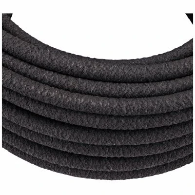 Black Rubber Soaker Tubing 1/4 Inch Diameter by 50 Feet Length