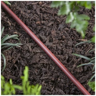 Water Supply Tubing Redwood Polyethylene One Quarter Inch by Fifty Feet