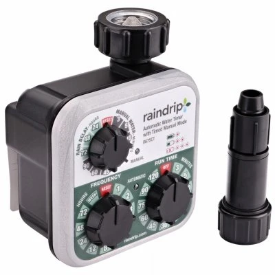 Hose-End Automatic Water Timer with Analog Dial for Precise Garden Irrigation Control