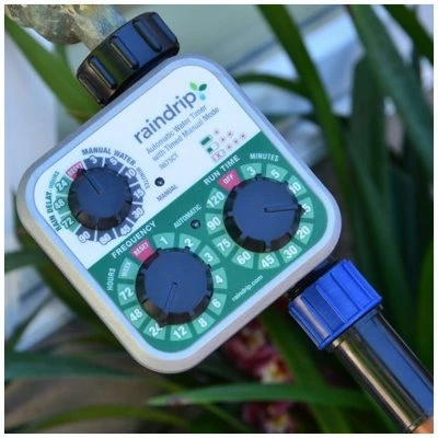 Hose-End Automatic Water Timer with Analog Dial for Precise Garden Irrigation Control