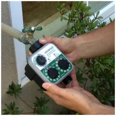 Hose-End Automatic Water Timer with Analog Dial for Precise Garden Irrigation Control