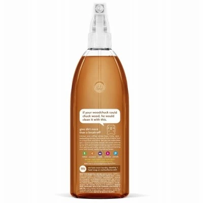 Daily Wood Cleaner Almond Scented 28 Ounce Bottle for Wood Surface Maintenance