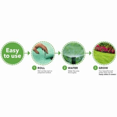 Year Round Quick Fix Grass Seed Roll, 1 Foot by 50 Feet