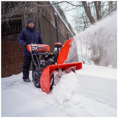 Deluxe 30 Inch Two-Stage Snow Thrower with 306 Cubic Centimeter AX Electronic Fuel Injection Engine and Electric Start