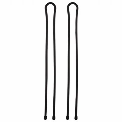 Gear Tie Reusable Rubber Twist Tie, Black, 32-In., 2-Pk.