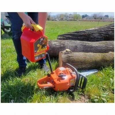 Safety Gas Can, Flexible Spout, 2+ Gallons