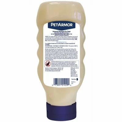 Flea & Tick Protection Oatmeal Dog Shampoo, Hawaiian Ginger Scent, 18-oz.
